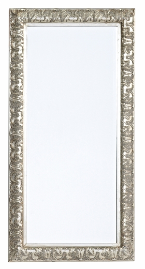 Sølv spejl 1428 facetslebet 60x150cm 